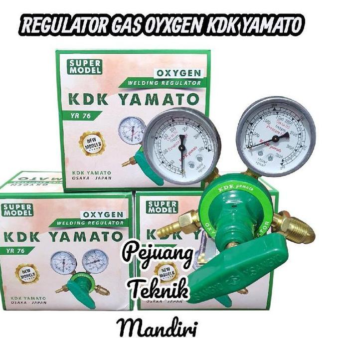 REGULATOR LAS OXYGEN YAMATO YR 76 / REGULATOR GAS OKSIGEN YAMATO YR76