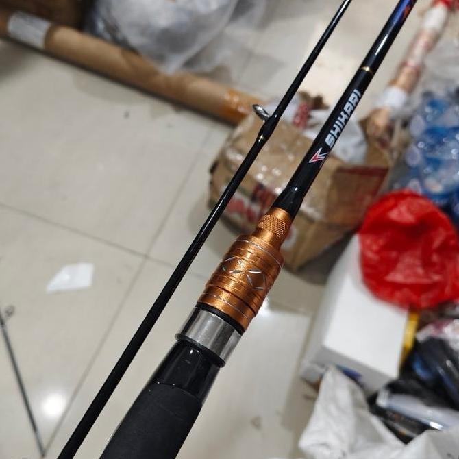 BEBAS ONGKIR - joran shikari azula solid carbon 180 cm carbon solid spinning