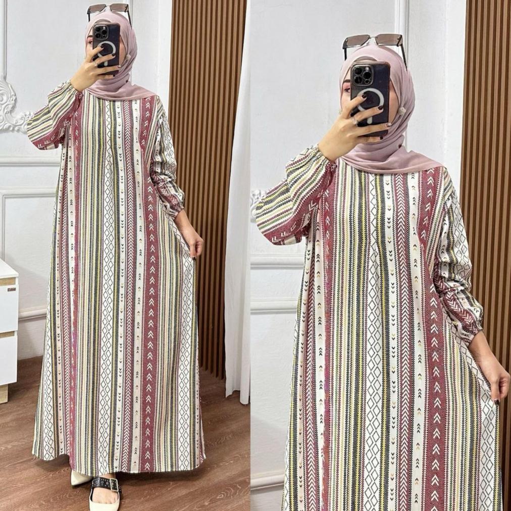 new gamis anita rayon premium ld 110 pb 135 & ld 120 pj 140 daster panjang terbaru dress rayon adem