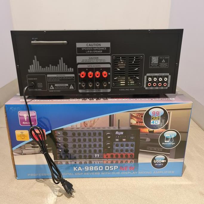 power amplifier megavox ka-9950 dsp usb sd plus prosesor