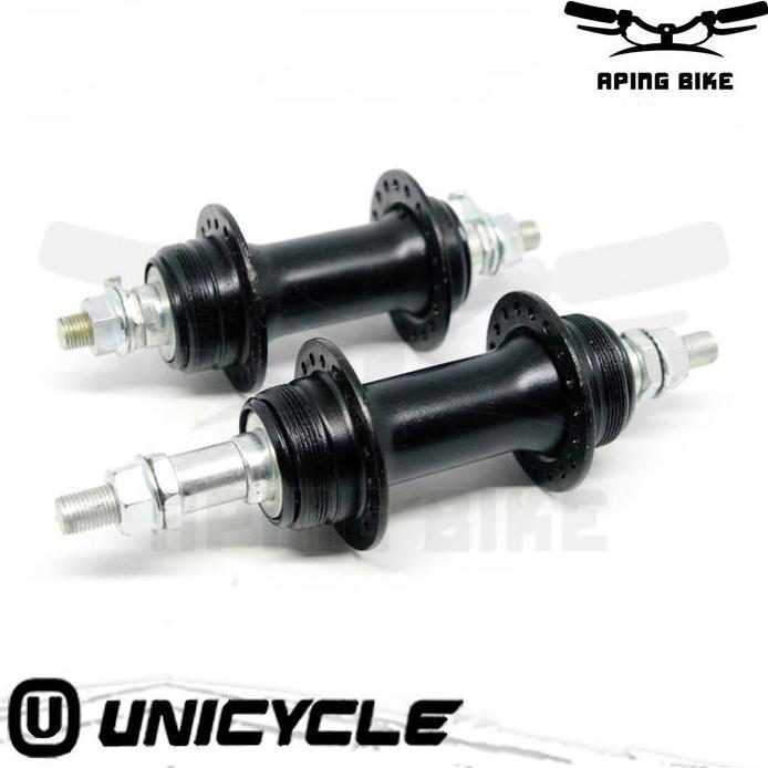 Hub Freehub Sepeda Unicycle Besi 36H 14G Dobel Drat Discbrake MTB Lipat Mini