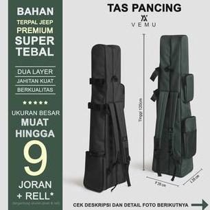 TAS PANCING BAHAN TEBAL DAN PREMIUM BAHAN KANVAS TERPAL JEEP 120cm