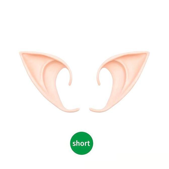 IDSTORE 2pcs Telinga Elf Telinga Peri Telinga Palsu Kuping Palsu Elf Ears Telinga Elf Palsu
