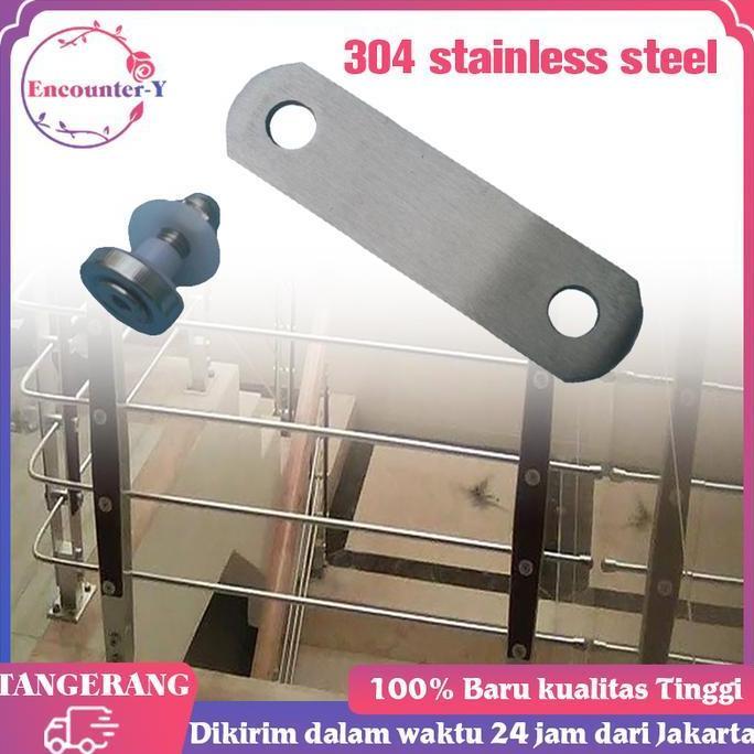 QINGACHO Railing Kaca Stainless 304 Jepitan Kaca Penjepit Kaca jepit kaca