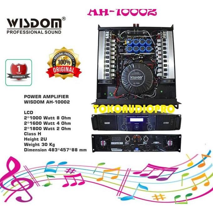 Power Wisdom AH10002 Power Amplifier