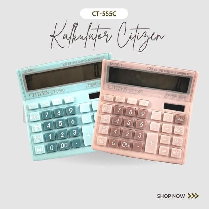 KALKULATOR CITIZEN CT 555 N - CALCULATOR TYPE CT 555N