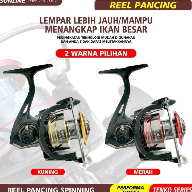 SONLINE Reel Pancing Tenko Spinning Katrol Kerekan Aluminium Reel Fishing