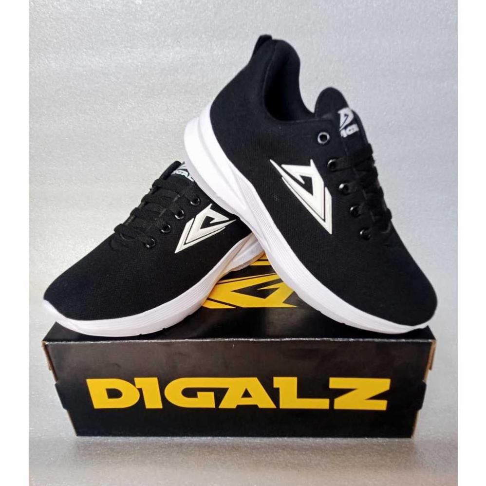 Flash Sale Sepatu Digalz Scool Edition Black White Sepatu Anak Sekolah Sd-Smp-Sma Pria Wanita
