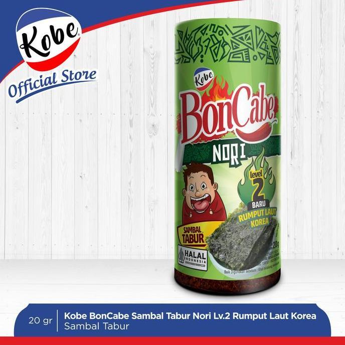 Kobe BonCabe Sambal Tabur Rasa Nori Botol Level 2