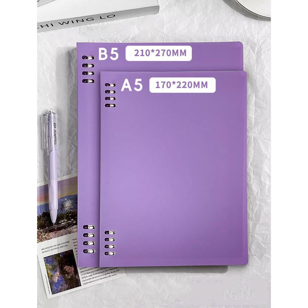 Grosir Binder Loose Leaf A5 B5/Notebbok Buku Binder  Buku/Aesthetic Lose Leaf Binder Kuliah- Miss Ar