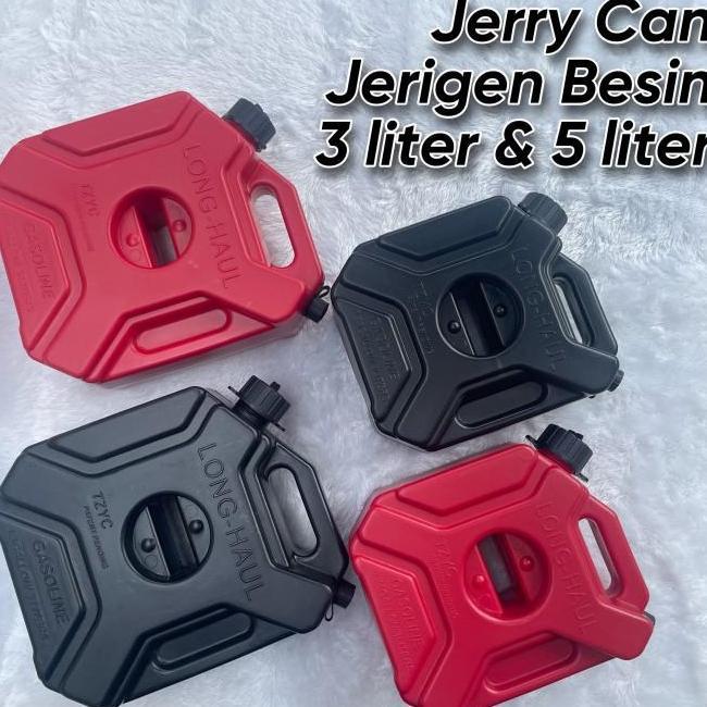 Jeren Bensin Motor Touring Jerry Can Fuel Tank Long Haul Plastic Abs