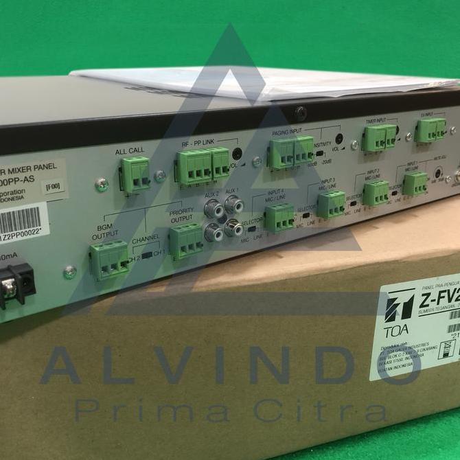 TOA Z-FV200PP-AS (Pre-Amplifier Mixer Panel / Z FV 200 PP AS)