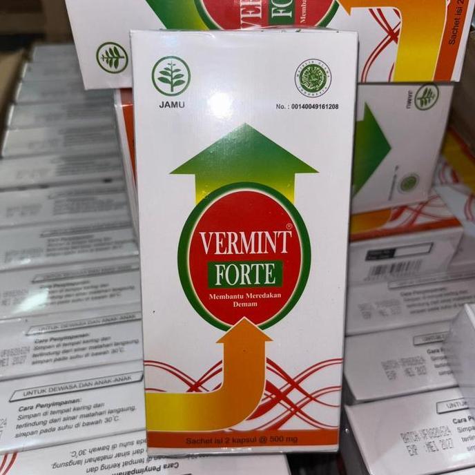 Higher- Vermint Forte Kapsul Ekstrak Cacing | Demam Tipes Typus