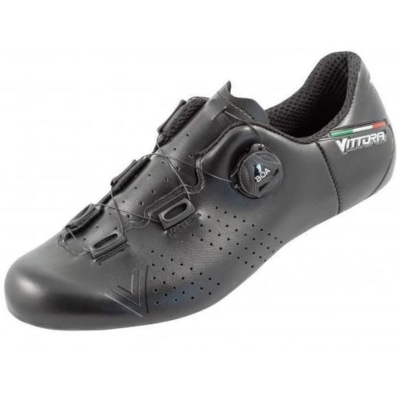 Sepatu Road Bike - Vittoria Alise Road Shoes - Black terlaris