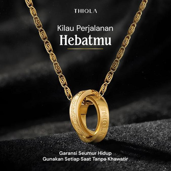 THIQLA - Kalung RANA - Kalung Wanita Mirip Kalung Emas Asli - Kalung Remaja Kecil Dan Tipis Elegan -