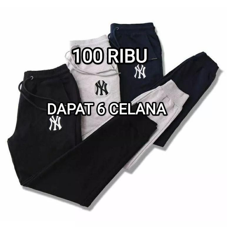 NEW! celana joger promo100 dapat 6 celana trening trining training