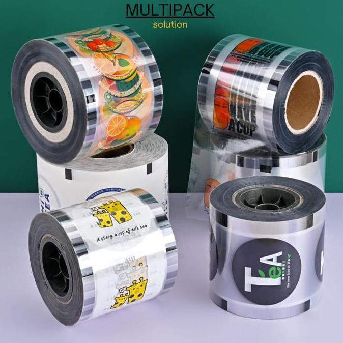 Isi [1000, 1200, 2000 Pcs] Tutup Segel Plastik / Cup Sealer Lid / Plastik Penutup Gelas Kopi Teh / P
