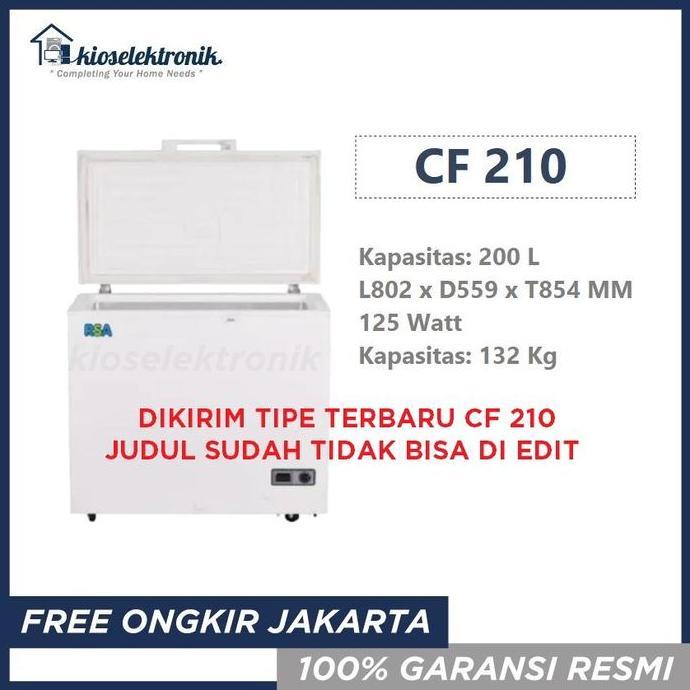 RSA CF220 Chest Freezer 220 Liter - CF 220 - Freezer Daging