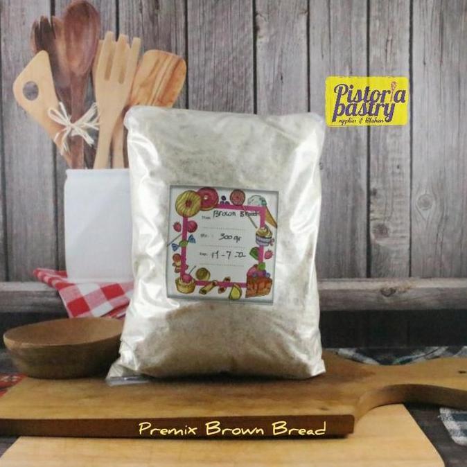 Kriuk- Tepung Premix Brown Bread (Roti Gandum) - 300Gr