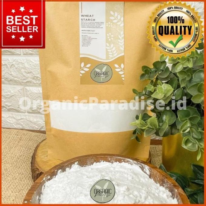 Kriuk- Tepung Gandum 1 Kg / Tepung Pati Gandum / Wheat Starch 1 Kg Import Organic Paradise