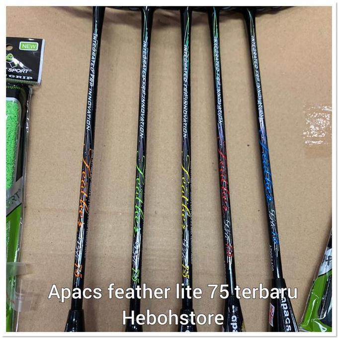 mercusuar.cv Raket badminton APACS NEW FEATHER LITE 75 ORIGINAL 100% Diskon