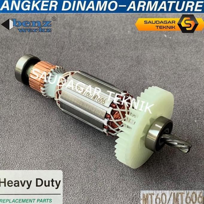 Armature Mesin Bor Maktec Mt60 Mt606 Angker Dinamo Maktec Mt 60 Mt 606