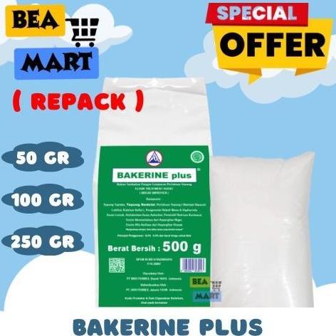 Bakerine Plus Bread Improver Repack 50gr 100gr 250gr | Pengembang Pelembut Pengempuk Roti Donat 50 1