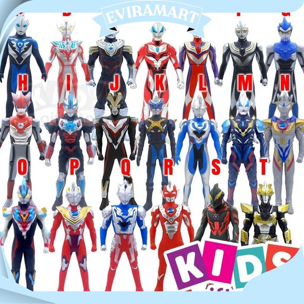 Ultra Series Ultraman Fuma Taiga Titus Tregear Tiga Victory Rosso Blu Figure - Mainan Figur KGS Tera