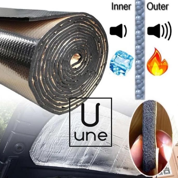 PEREDAM PANAS MOBIL UNIVERSAL ALUMUNIUM FOIL+PE FOAM 5mm 0.5 x 1M