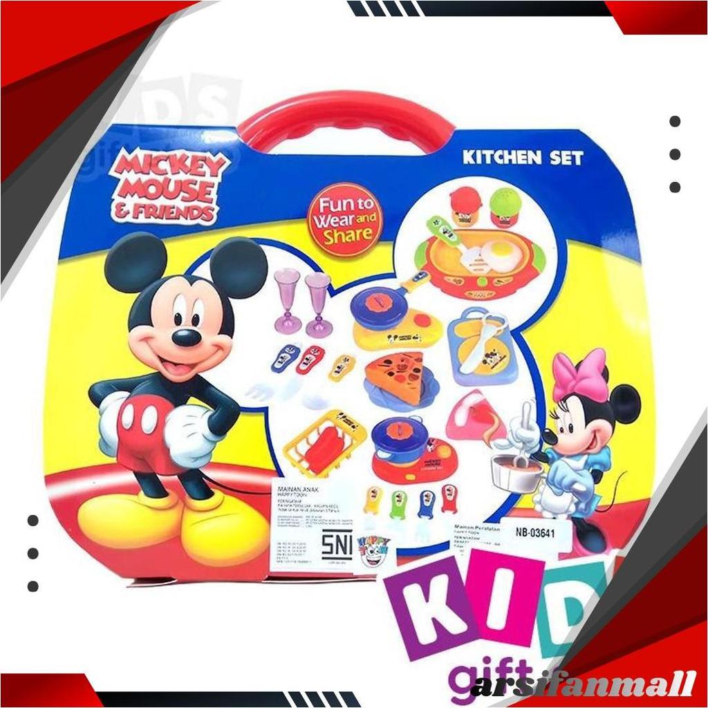 Mickey Mouse Tableware Kitchen Set KGS Terbaru