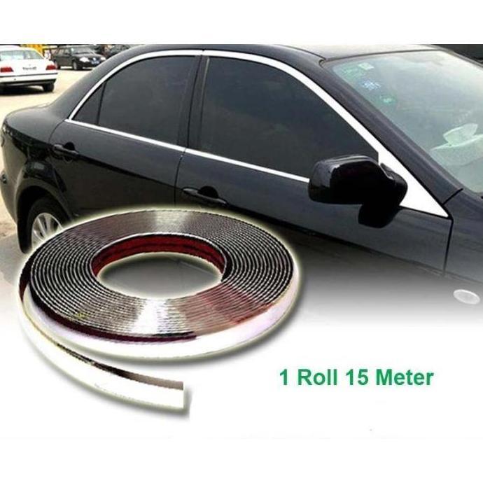 Sale List Lis Chrome Krom Mobil Moulding Trim Body Eksterior 30Mm X 15M Car