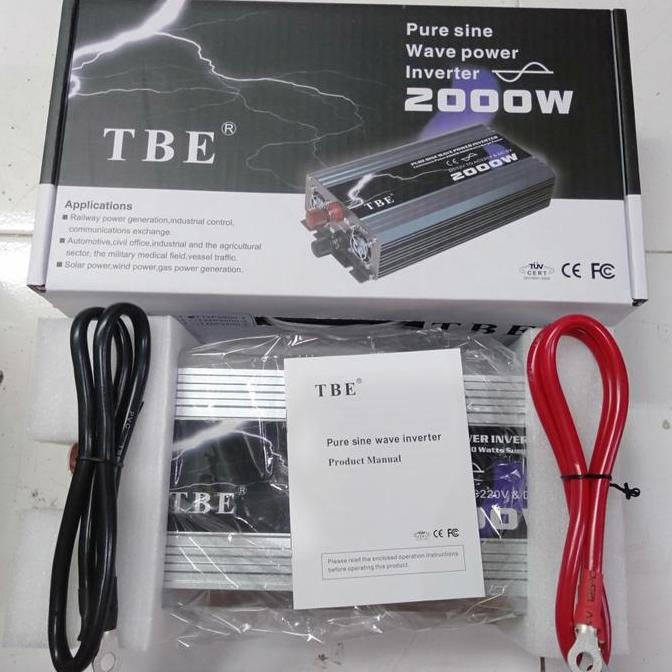 TERBARU - Power Inverter TBE Pure Sine Wave 2000w PSW 2000 watt 2000watt PSW 2 k