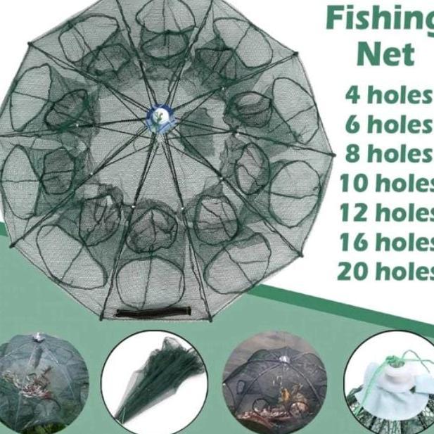 Payung Bubu Jaring Jebakan Perangkap Udang Ikan Kepiting Model Payung