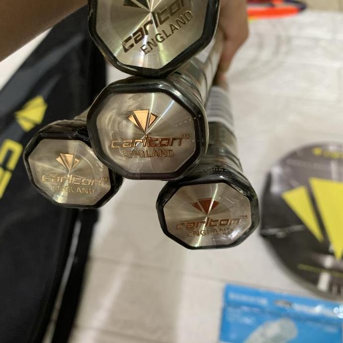 belviercinez Raket Badminton CARLTON AIRTEC 1000/1100/1200/1300+senar HIQUA MICRO66 Diskon