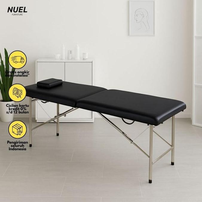 NUEL Kasur Pijat/Kasur Facial/ Folding Beauty/Kasur Lipat