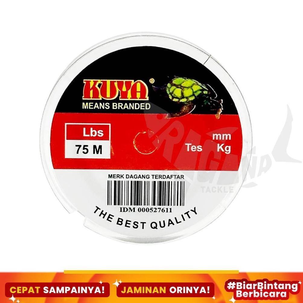 Sale Senar Pancing Kuya Cepuk Original Nylon 75M 0.16 0.18 0.20 0.22 0.25 0.28 0.35