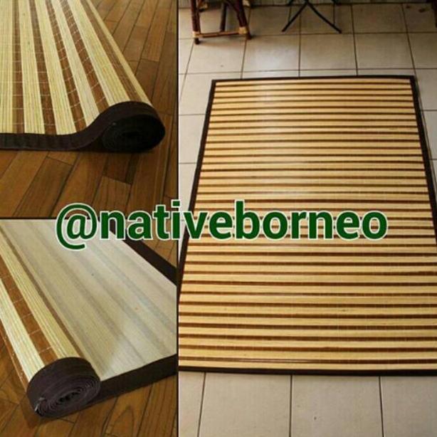 TERBARU - Saburina Motif 176 x 250 [O002] - Tikar Rumbia Motif, Tikar Rotan Saburina Motif, Tikar Ka