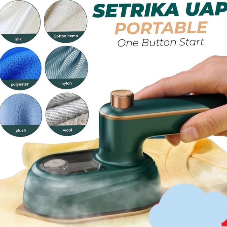 BEST DEALS (Setrika Travel) Mini Setrika uap portable 50ml cepat panas berkualitas Strika strikaan