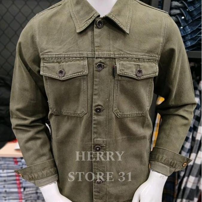 JAKET DENIM CARDINAL JEANS TERBARU WARNA HIJAU