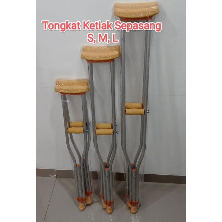 Tongkat Ketiak /Crutch / Kruk Ketiak / Tongkat Jalan / Tongkat Bantu Jalan