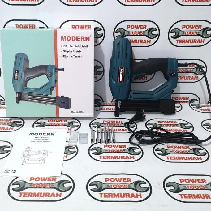 Terlaris Gun Nailer Listrik Modern Mesin Paku Tembak Listrik Nail Gun Tacker