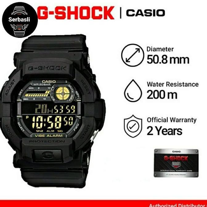 Jam Tangan Pria G-SHOCK GD350 / GD-350-1B Original