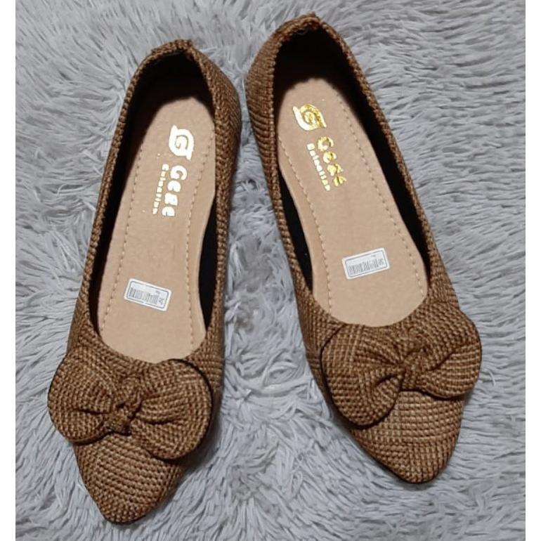 Diskon Sepatu Flat Karung Pita Gege