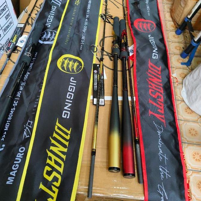joran pancing maguro dinasty jigging carbon solid 180 cm type spinning sp 602