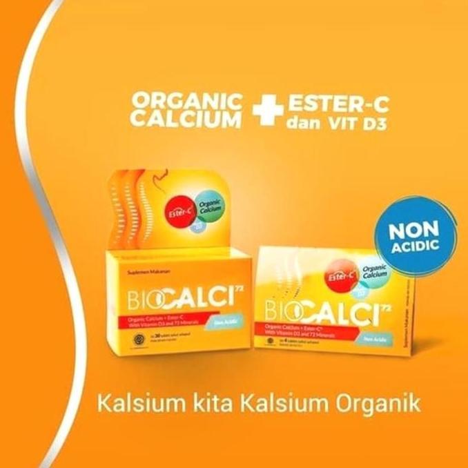Bio Calci-72 - Suplemen Kalsium Dan Vitamin D3 Untuk Kesehatan Tulang