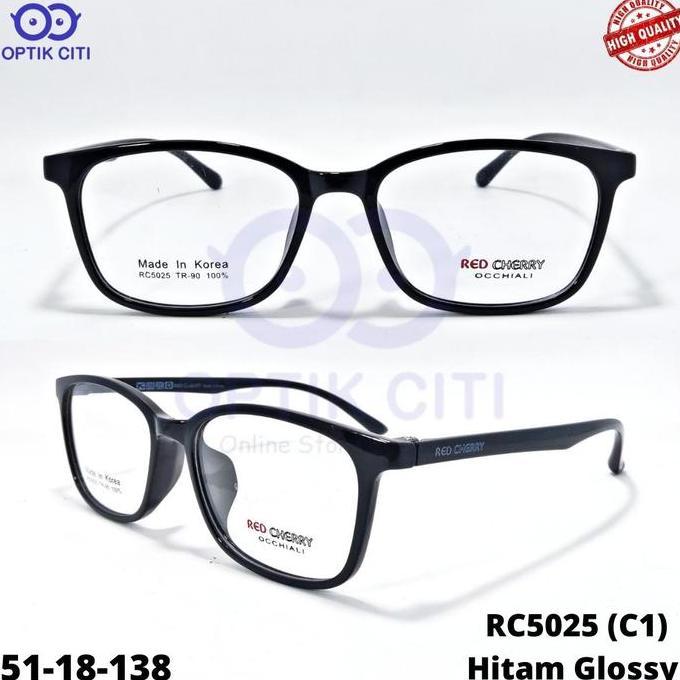 FRAME KACAMATA PRIA WANITA RED CHERRY 5025 RINGAN DAN LENTUR ORIGINAL