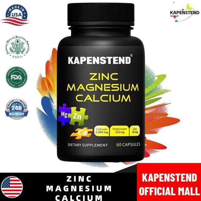 Medova ZINC MAGNESIUM CALCIUM Suplemen Kesehatan Vitamin D dan Zinc (READY)