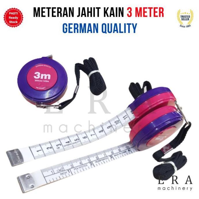 Meteran Jahit Kain 3 METER 300CM METERAN ROL kualitas German Jerman Quality CN meteran HOBBY hoechst