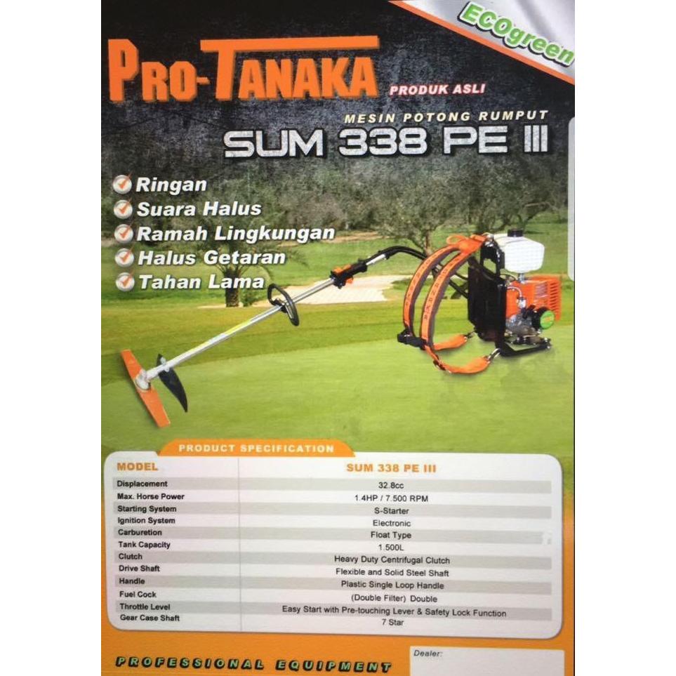 ~~~~~] Mesin Potong Rumput PRO TANAKA 338