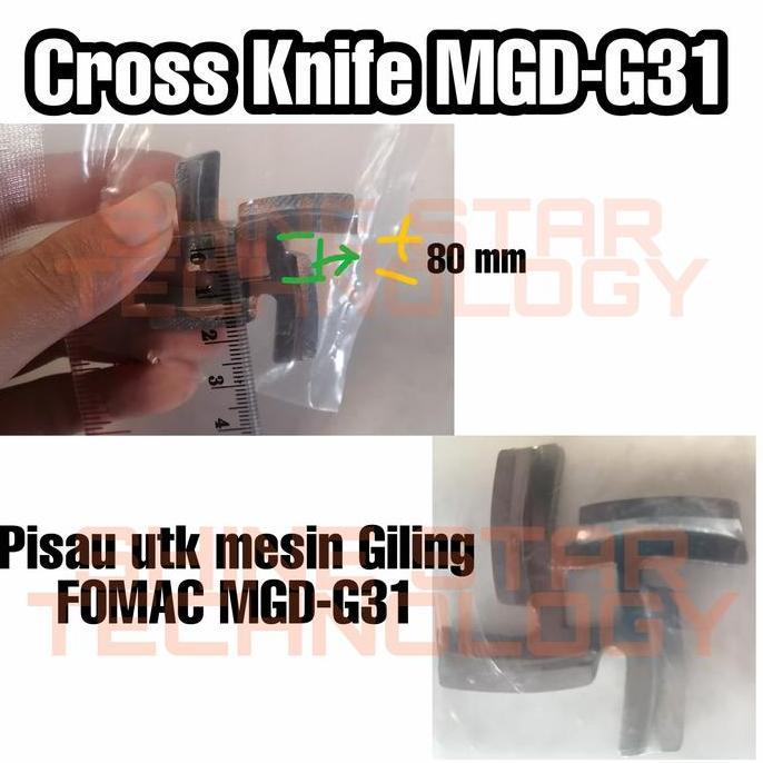 NEW Sparepart FOMAC MGD-G31 / cross Knife MGD-G31 / grinding plate MGD-G31